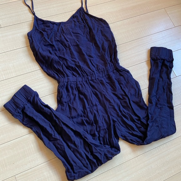 🐬 Purple Anthropologie romper jumpsuit - Picture 2 of 5